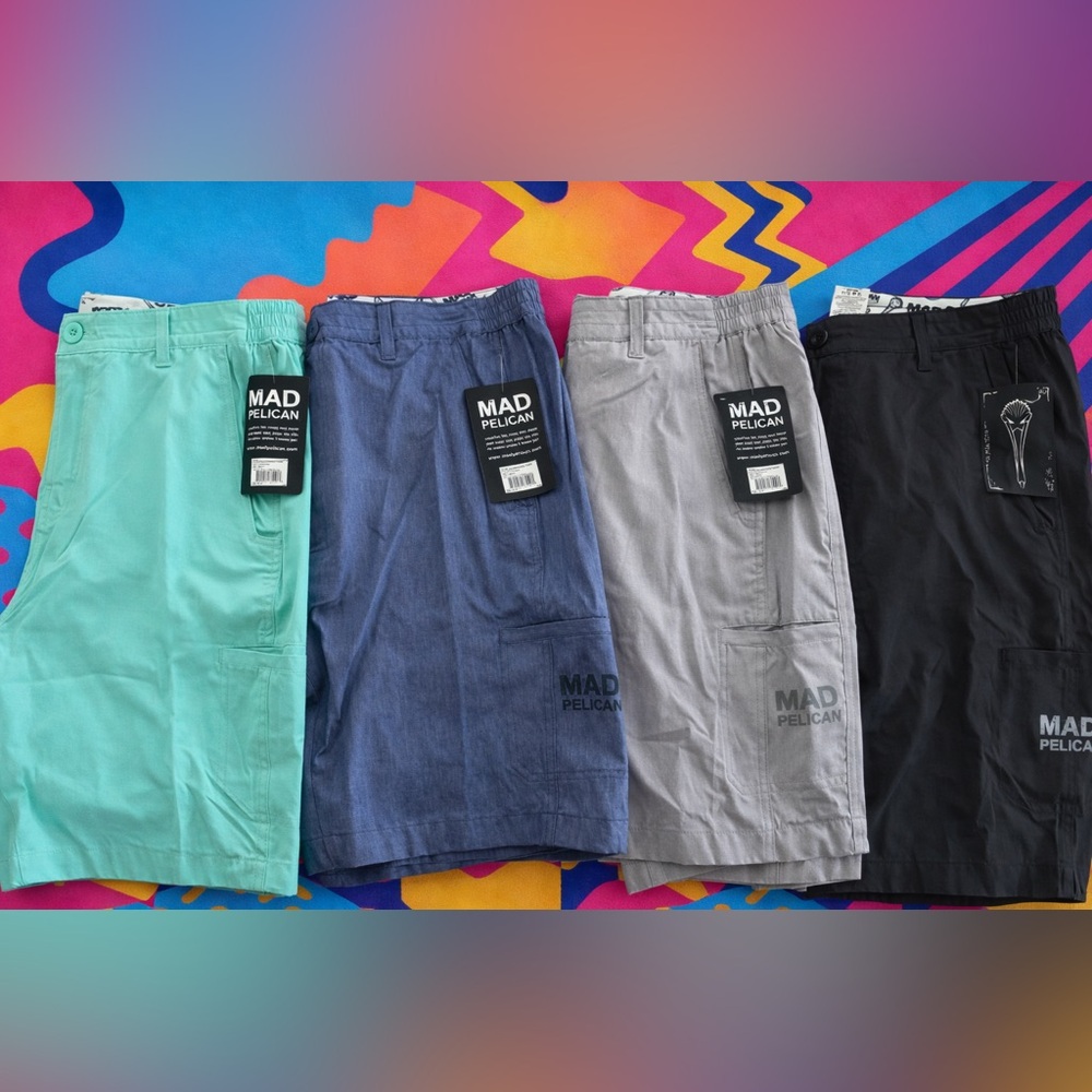 MAD PELICAN WALKING SHORTS IN LIGHT GREY - Picture 3 of 4